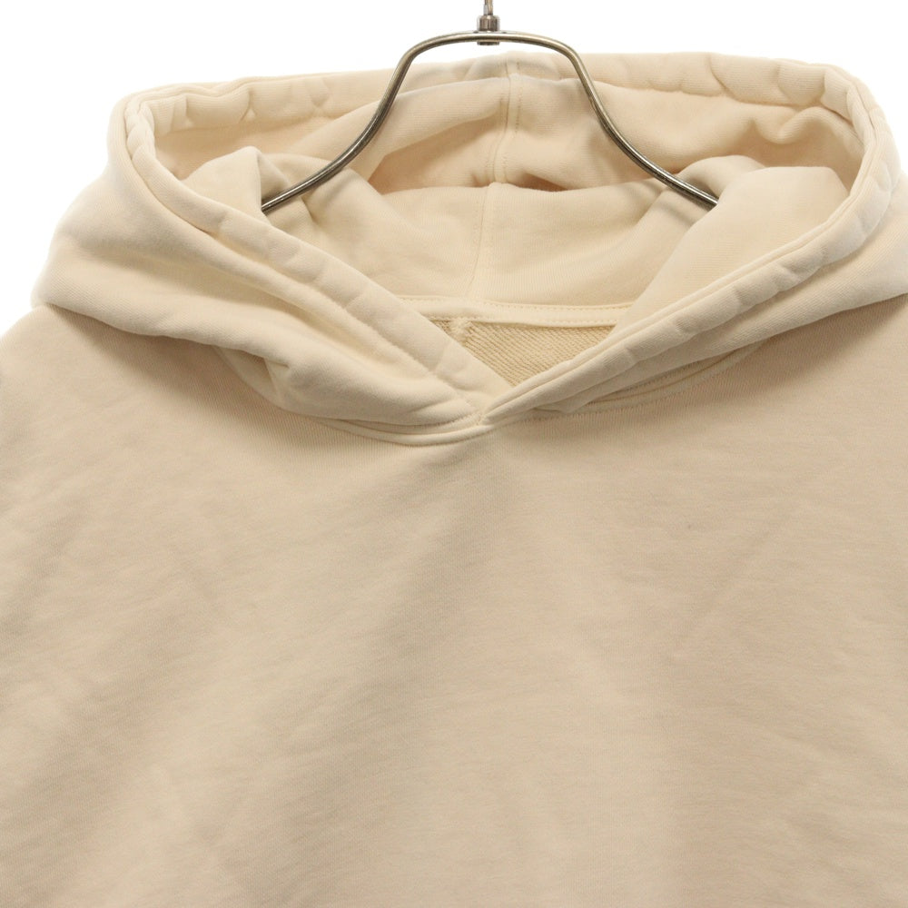 B1ARCHIVE(ビーワンアーカイブ) 24AW OVERSIZED HOODIE SIDE PANEL ロゴプリント オーバーサイズコットンスウェットパーカー アイボリー B1A8042-270