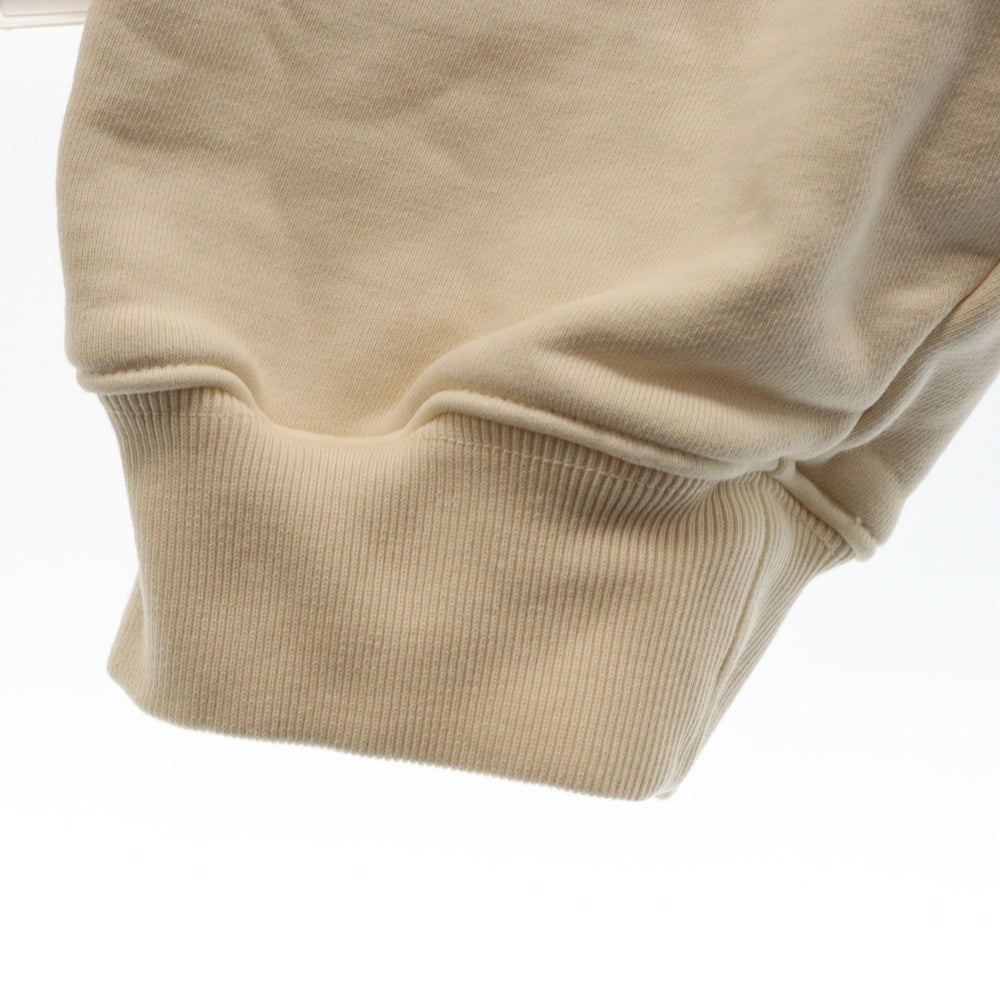 B1ARCHIVE(ビーワンアーカイブ) 24AW OVERSIZED HOODIE SIDE PANEL ロゴプリント オーバーサイズコットンスウェットパーカー アイボリー B1A8042-270