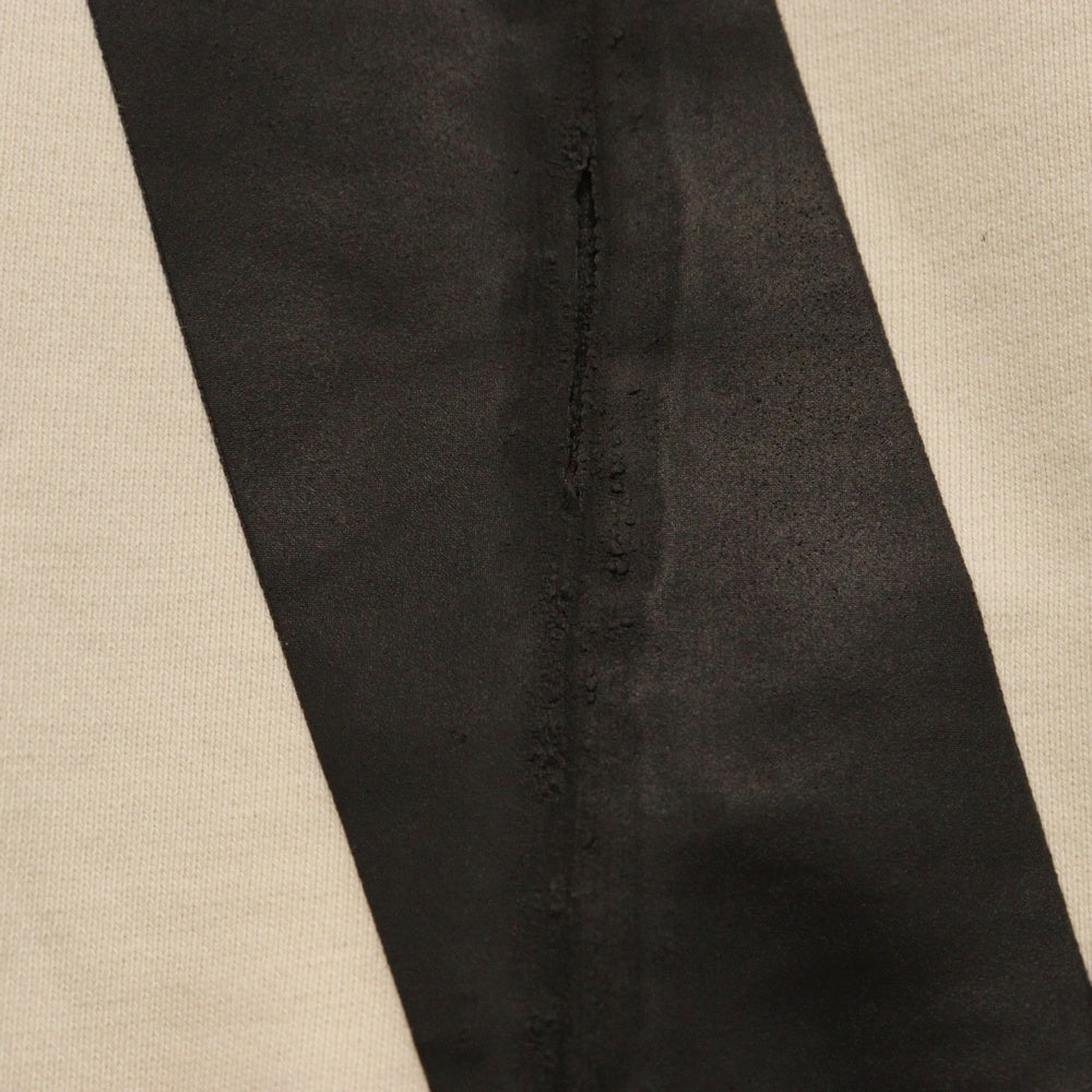 B1ARCHIVE(ビーワンアーカイブ) 24AW OVERSIZED HOODIE SIDE PANEL ロゴプリント オーバーサイズコットンスウェットパーカー アイボリー B1A8042-270