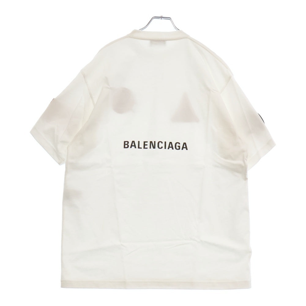 BALENCIAGA(バレンシアガ) 21AW NASA SPACE ナサ スペース パッチ 半袖Tシャツ カットソー ホワイト 651795 TKVD7