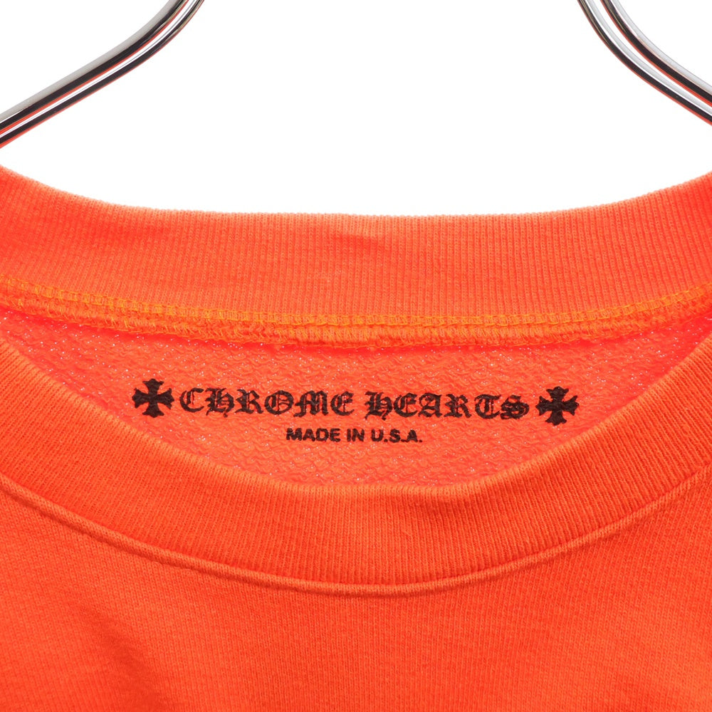 CHROME HEARTS(クロムハーツ) ×MATTY BOY SPARK THE HEART SWTSHRT マッティボーイ プロスパーク ザ ハート プリント クルーネックスウェットトレーナー レッド