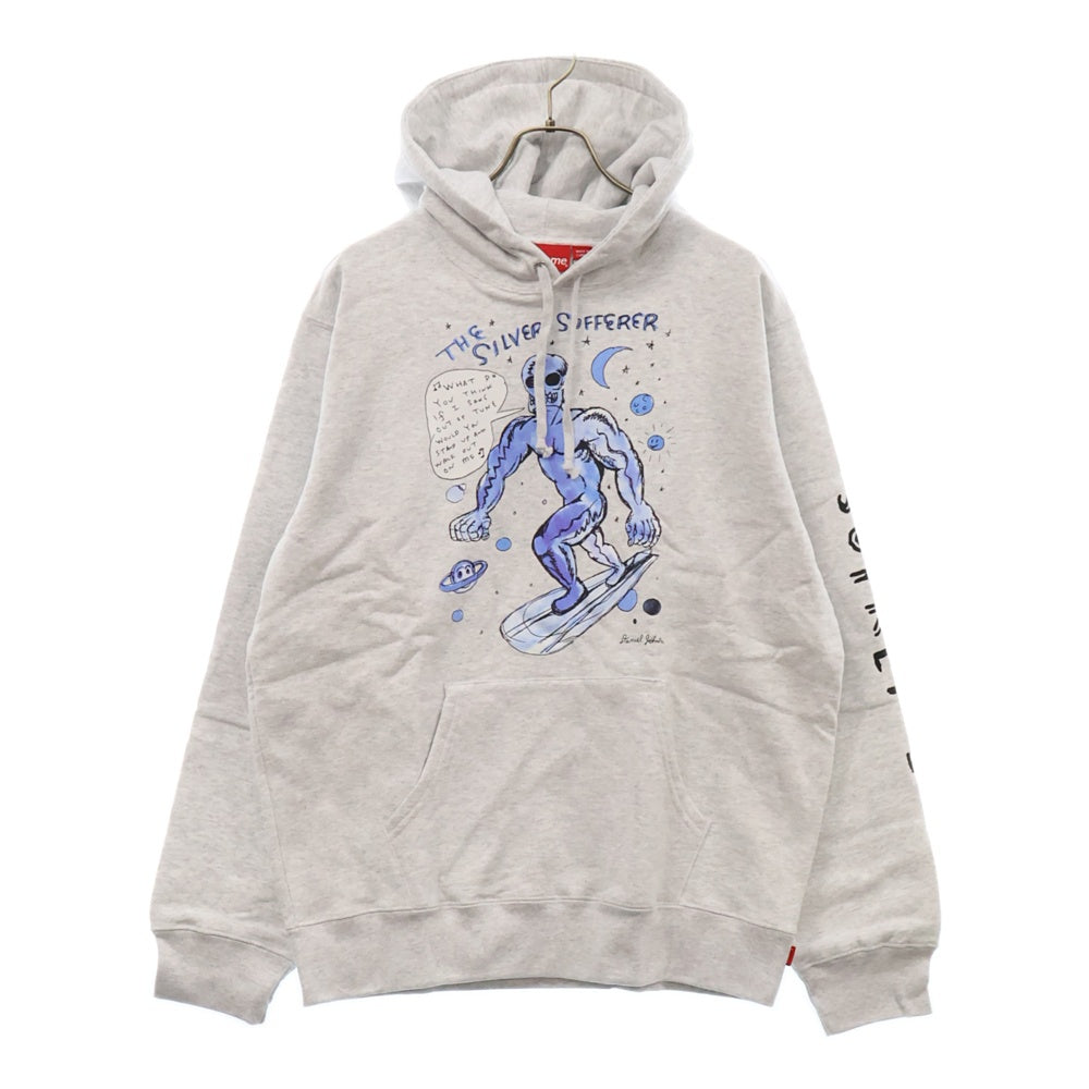 SUPREME(シュプリーム) 20SS×Daniel Johnston Hooded Sweatshirt ダニエルジョンストン フーデッドスウェットシャツ プルオーバーパーカー グレー