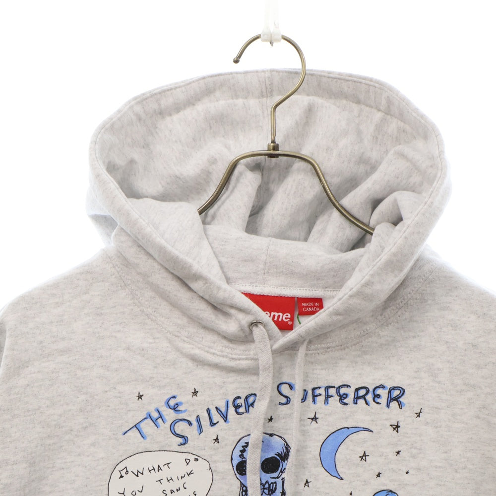 SUPREME(シュプリーム) 20SS×Daniel Johnston Hooded Sweatshirt ダニエルジョンストン フーデッドスウェットシャツ プルオーバーパーカー グレー