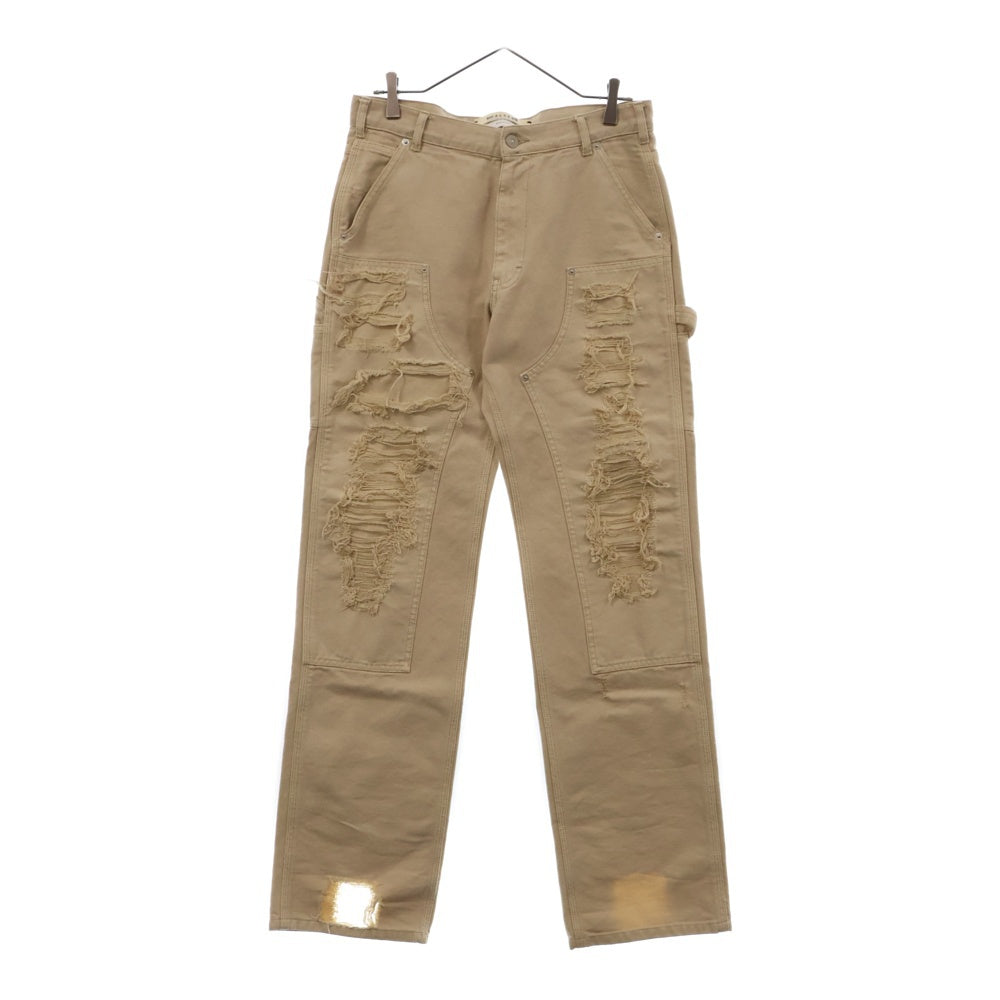1017 ALYX 9SM(アリクス) 24SS DESTROYED CARPENTER PANT デストロイド カーペンター ロングパンツ ベージュ AAUPA0411FA01
