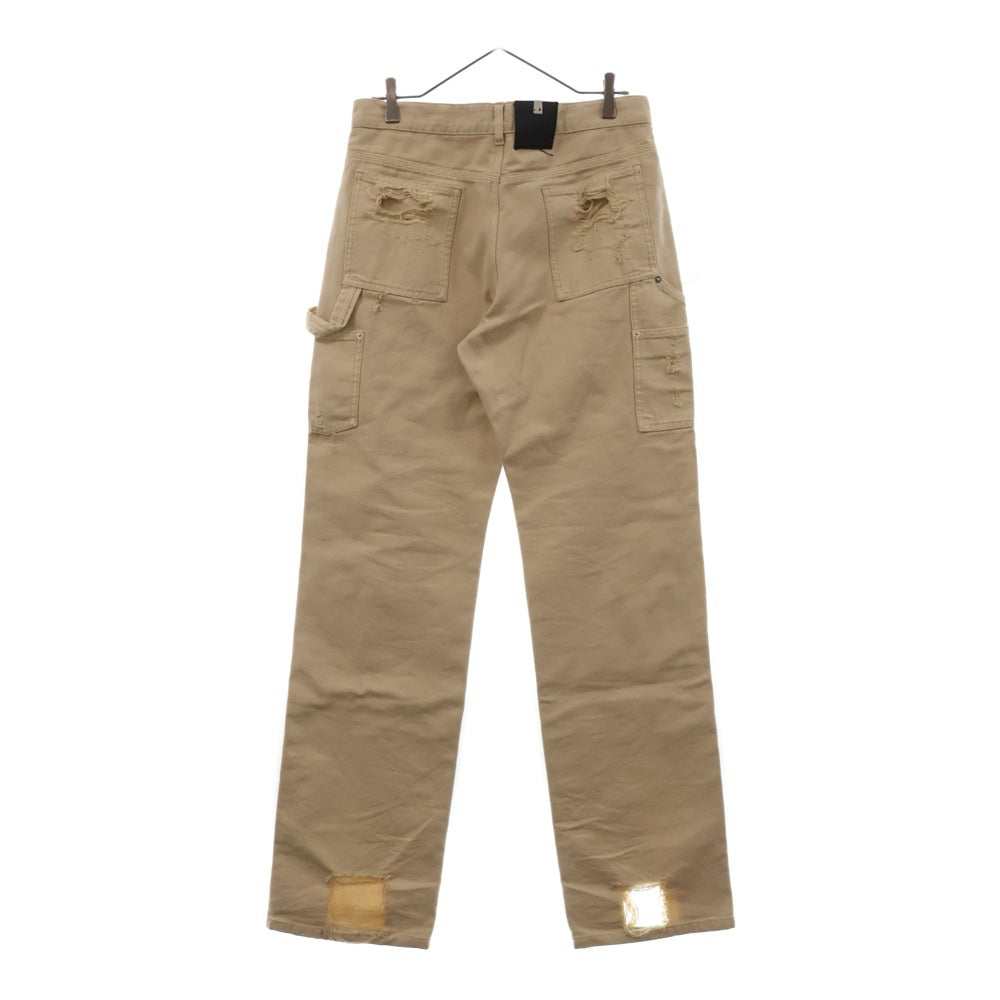 1017 ALYX 9SM(アリクス) 24SS DESTROYED CARPENTER PANT デストロイド カーペンター ロングパンツ ベージュ AAUPA0411FA01