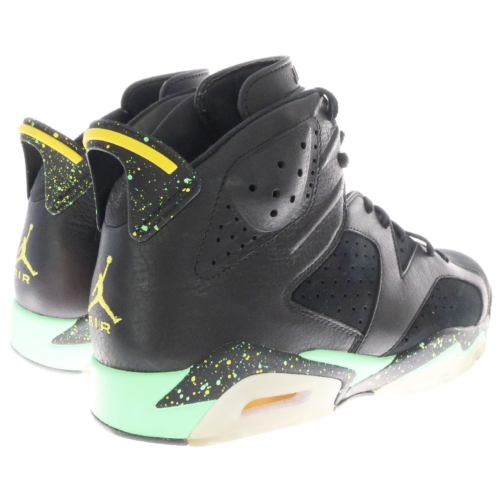 NIKE(ナイキ) 【観賞用 2014年製】AIR JORDAN 6 RETRO BRAZIL WORLD CUP エアジョーダン6 ブラジルパック ハイカットスニーカー ブラック US10.5/28.5cm 688446-020
