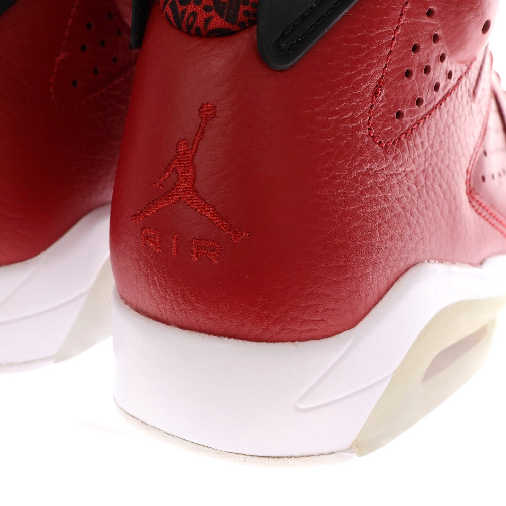 NIKE(ナイキ) 【観賞用 2014年製】 AIR JORDAN 6 RETRO SPIZIKE HISTORY OF JORDAN MVP エアジョーダン6 スパイジーク ハイカットスニーカー レッド US11/29cm 694091-625