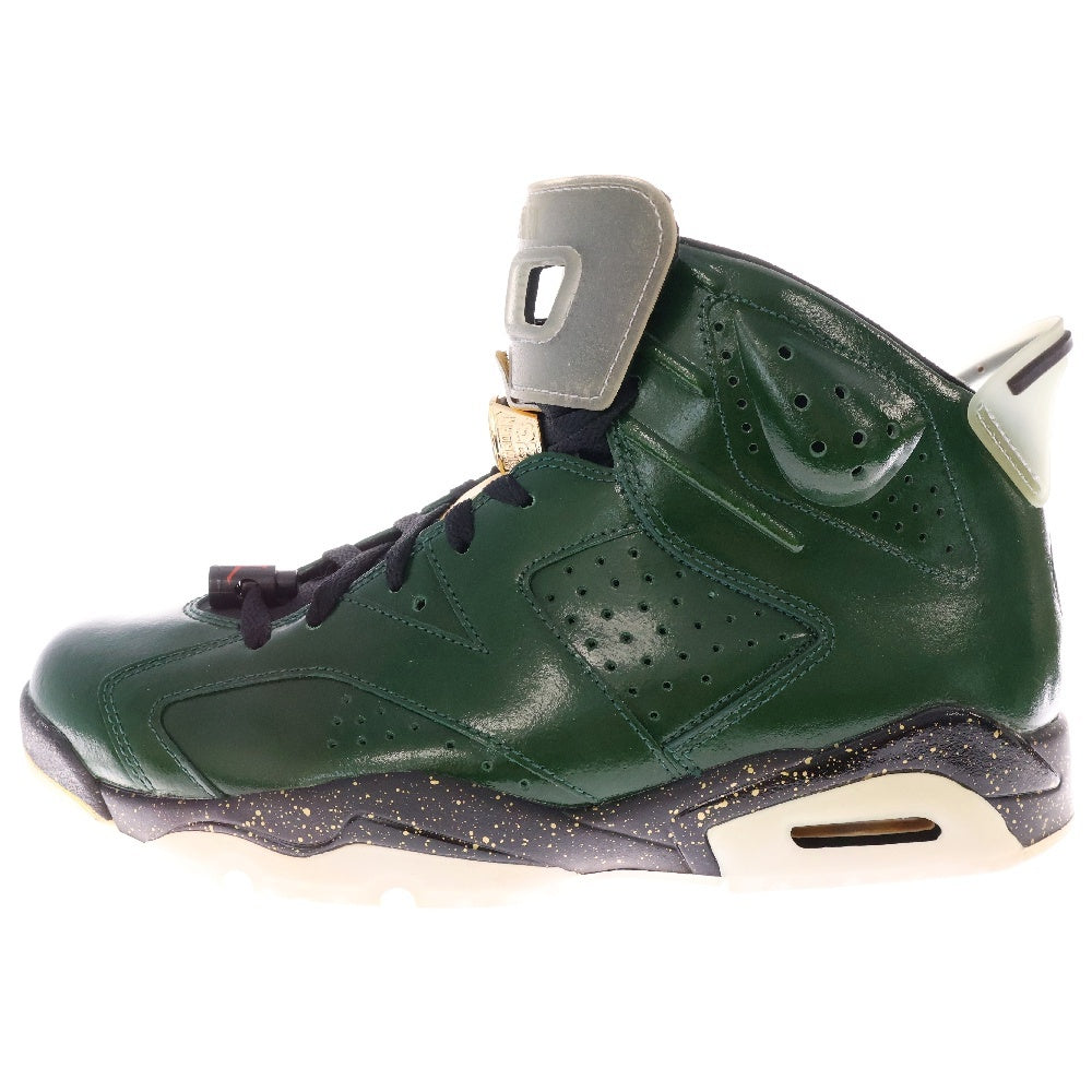 NIKE(ナイキ) 【観賞用 2014年製】 AIR JORDAN 6 RETRO CHAMPAGNE エアジョーダン6 レトロ シャンパン ハイカットスニーカー グリーン US10/28cm 384664-350