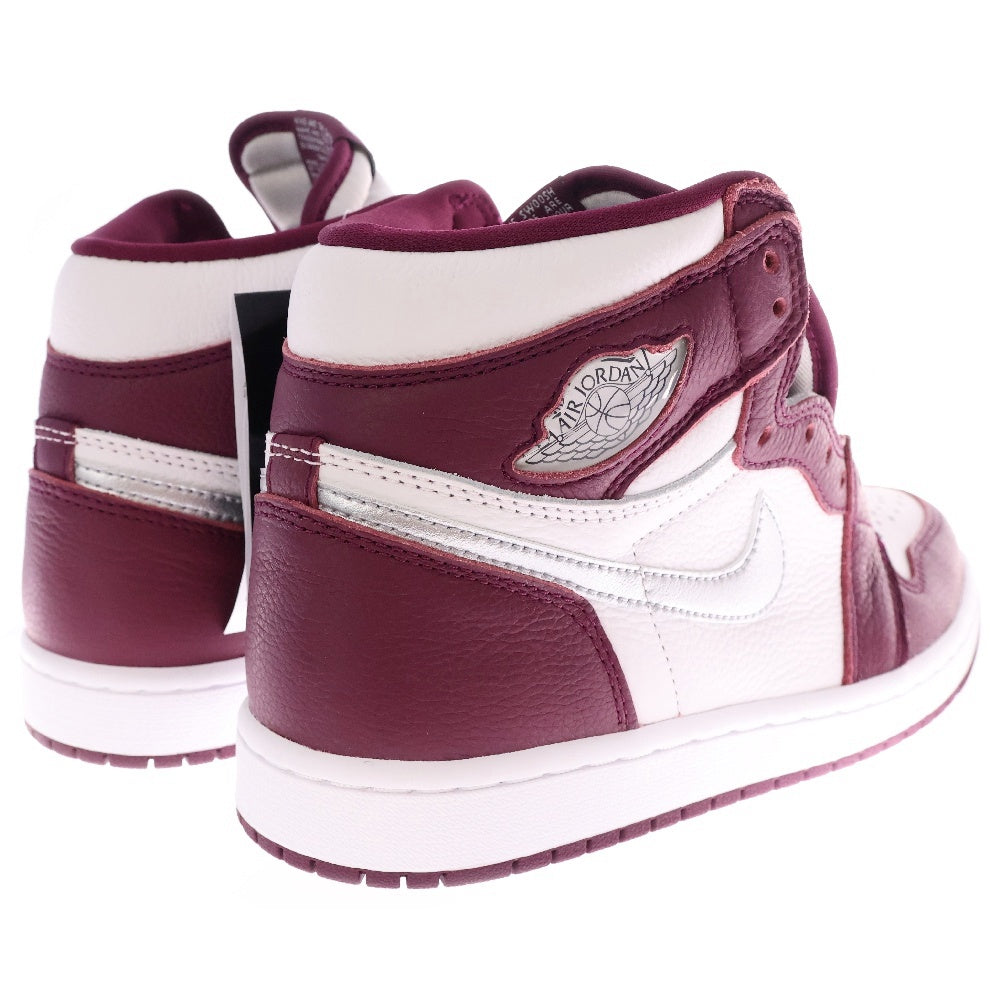 NIKE(ナイキ) AIR JORDAN 1 HIGH OG BORDEAUX エアジョーダン 1 ハイカットスニーカー ボルドー US8/26cm 555088-611