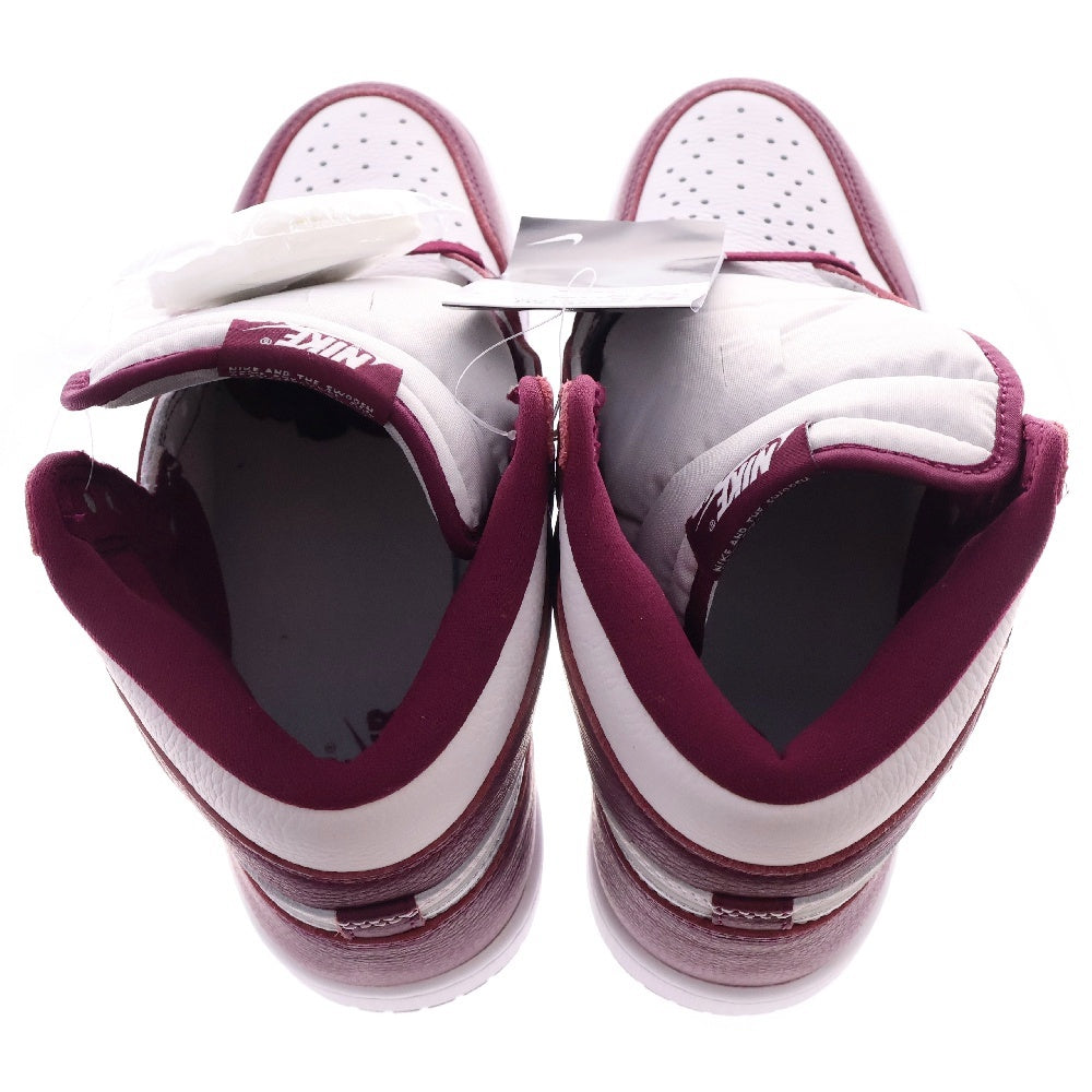 NIKE(ナイキ) AIR JORDAN 1 HIGH OG BORDEAUX エアジョーダン 1 ハイカットスニーカー ボルドー US8/26cm 555088-611