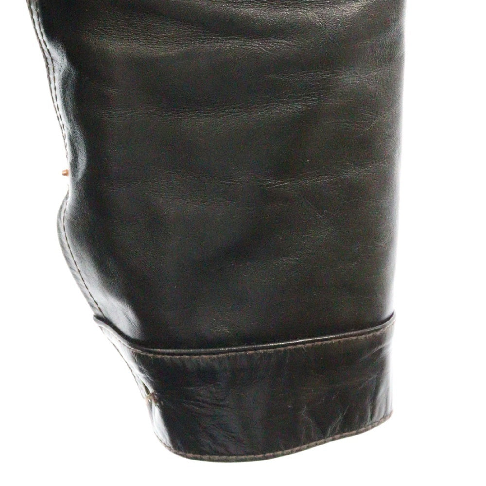Y'2 LEATHER(ワイツーレザー) ×UNIQUE JEAN STORE別注 HORSE HIDE 1ST TYPE LEATHER JACKET ユニークジーンストア ホースハイド レザー 大戦モデル ジャケット ブラック