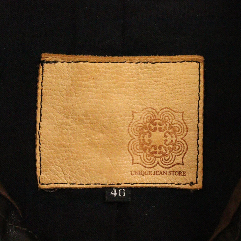 Y'2 LEATHER(ワイツーレザー) ×UNIQUE JEAN STORE別注 HORSE HIDE 1ST TYPE LEATHER JACKET ユニークジーンストア ホースハイド レザー 大戦モデル ジャケット ブラック