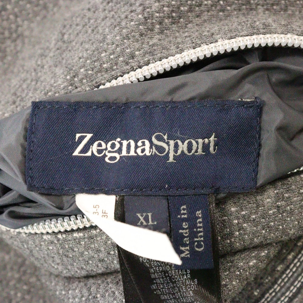 Zegna Sport(ゼニアスポーツ) リバーシブル ジップアップジャケット ブルゾン グレー
