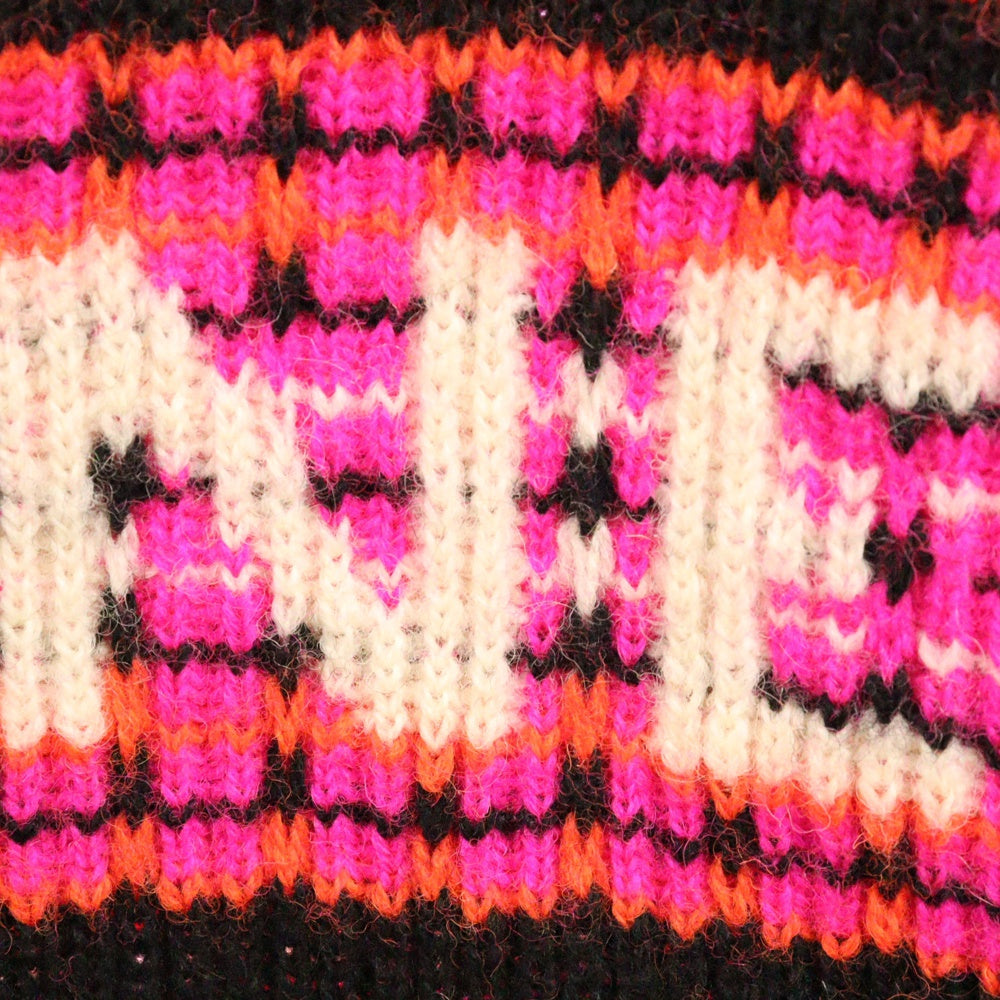 CELINE(セリーヌ) 22AW Embroidery Hooded Sweater In Ski Jacquard Wool エンブロイダリープルオーバーパーカー セーター ニット マルチカラー 2AC23579S