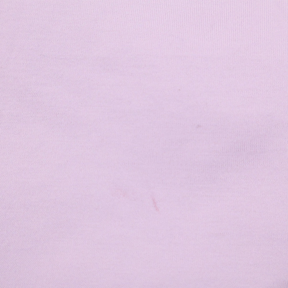 HERMES(エルメス) 23SS T-shirt Mini Patch Cuir ミニレザーパッチ刺繍 クルーネック 半袖Tシャツ カットソー パープル
