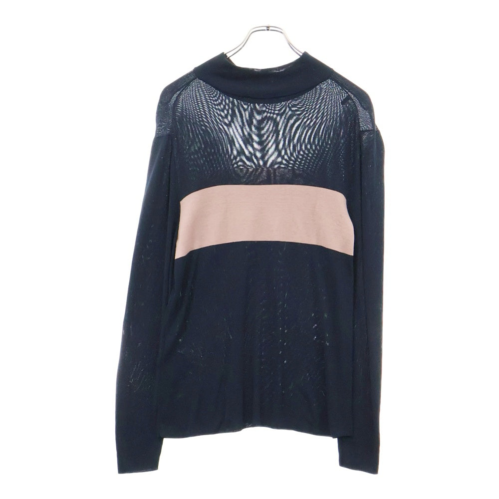 DIOR(ディオール) 19AW フロント カシミヤロゴ ハイネック レーヨン ニットセーター 943M667AT051