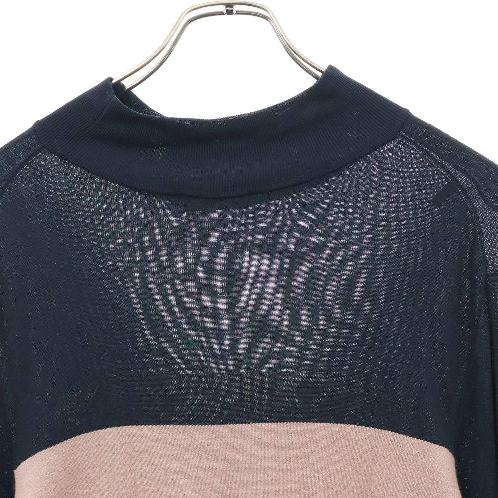 DIOR(ディオール) 19AW フロント カシミヤロゴ ハイネック レーヨン ニットセーター 943M667AT051