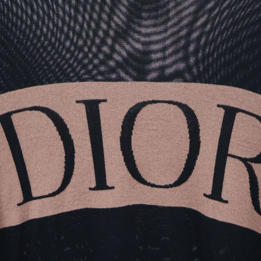 DIOR(ディオール) 19AW フロント カシミヤロゴ ハイネック レーヨン ニットセーター 943M667AT051