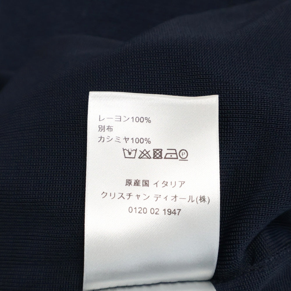 DIOR(ディオール) 19AW フロント カシミヤロゴ ハイネック レーヨン ニットセーター 943M667AT051