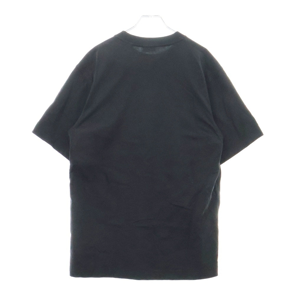 BURBERRY(バーバリー) ロゴパッチ クルーネック 半袖Tシャツカットソーブラック 8084951