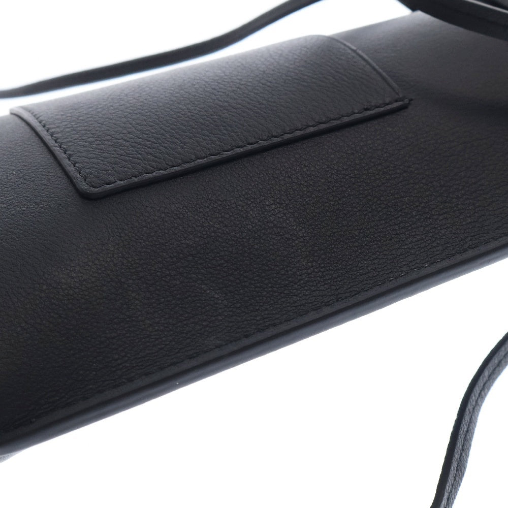 LOEWE(ロエベ) DICE POKET ダイスポケット クラシックカーフスキン レザー ショルダーバッグ/ポーチ ブラック C630R12X01 レディース