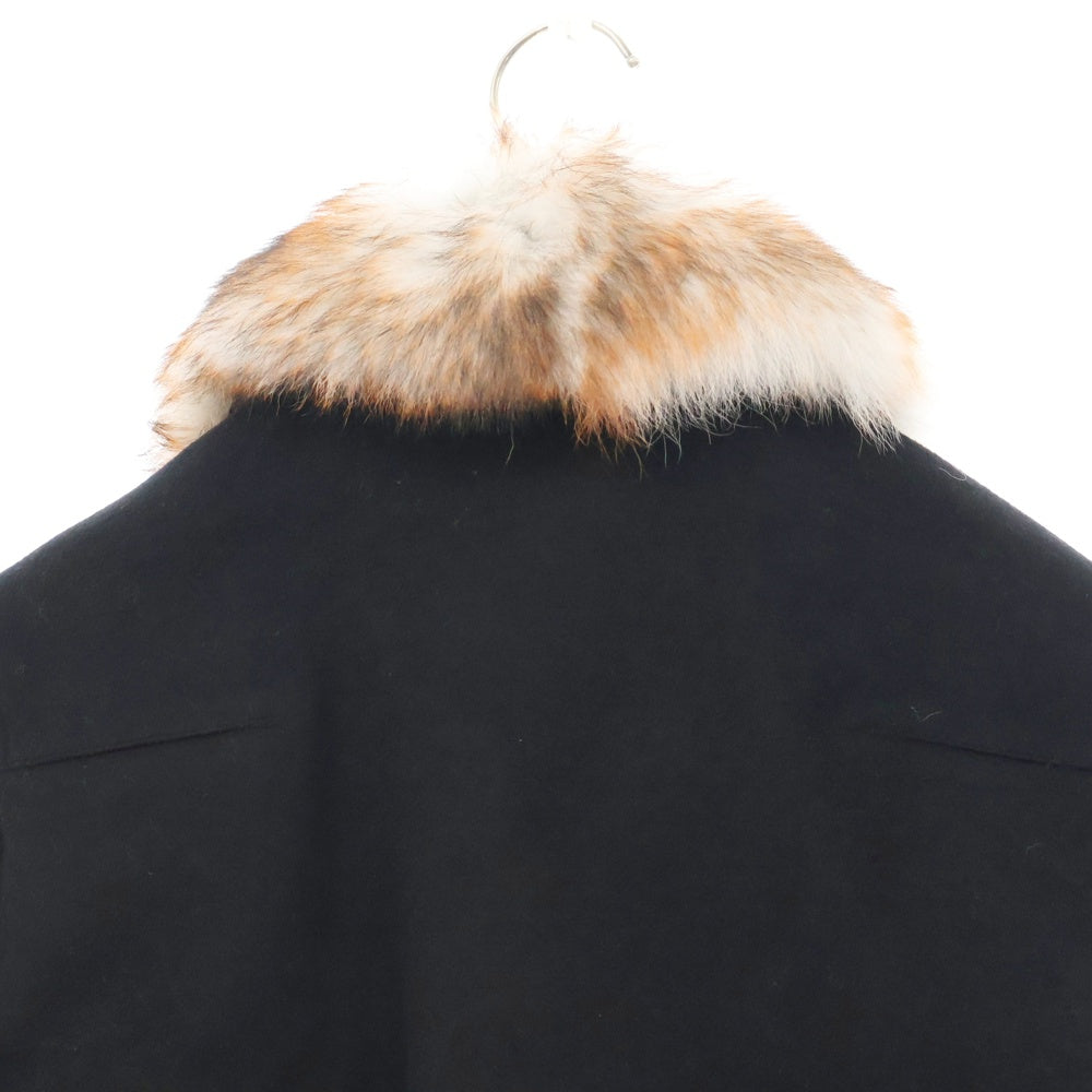 Dior HOMME(ディオールオム) カシミヤ混 ジップアップ ファージャケット ブルゾン ネイビー 733C467C3183