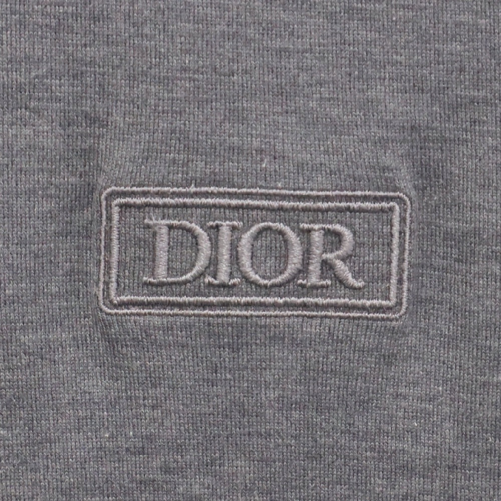 DIOR(ディオール) CDアイコン クルーネック半袖Tシャツカットソー グレー 413J650A0862