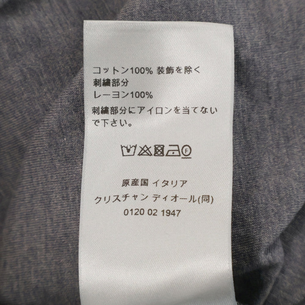 DIOR(ディオール) CDアイコン クルーネック半袖Tシャツカットソー グレー 413J650A0862