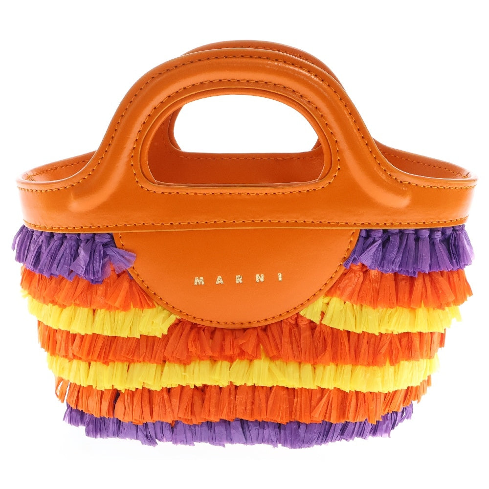 MARNI(マルニ) TROPICALIA MICRO トロピカリア マイクロ 2WAY ハンドバッグ ショルダーバッグ オレンジ BMMP0096L4
