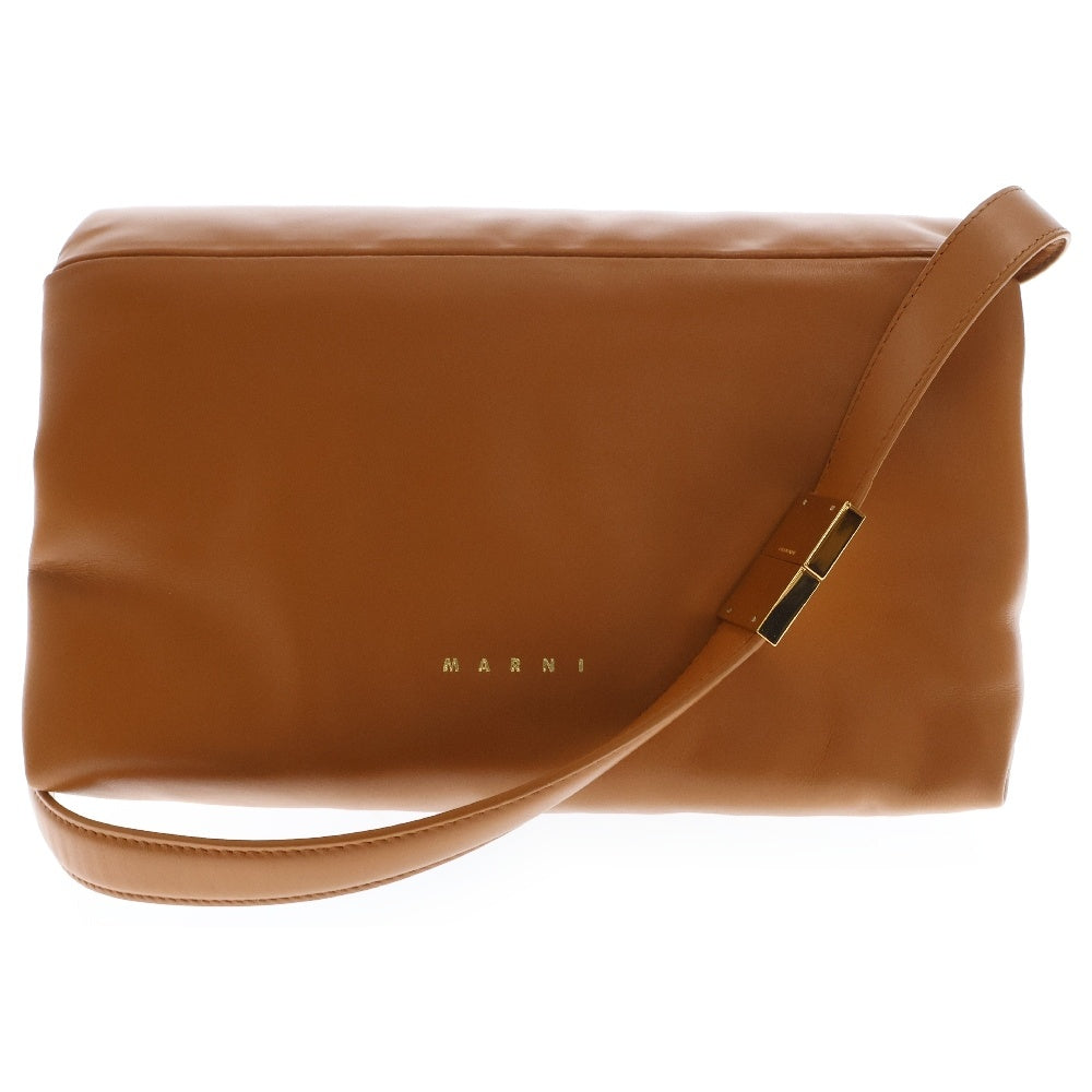 MARNI(マルニ) PRISMA SHOULDER BAG プリズマ レザーショルダーバッグ ブラウン SBMP0139UO