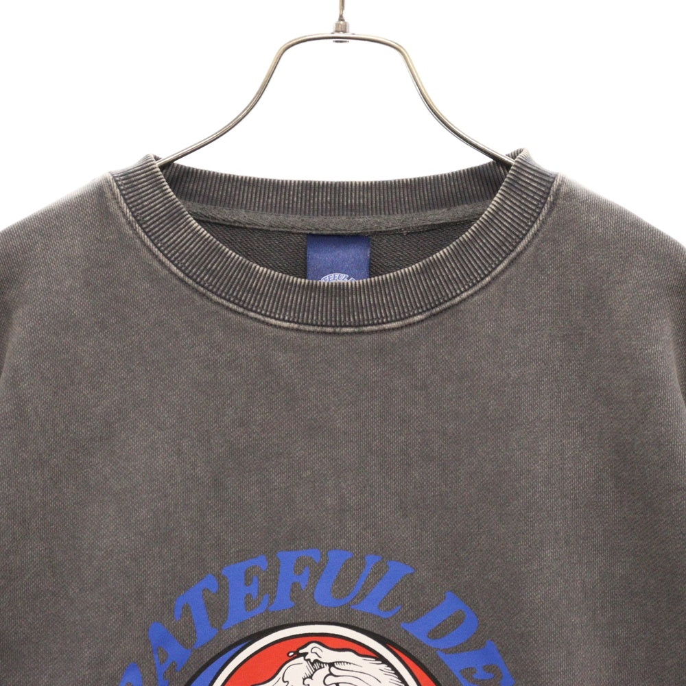 WIND AND SEA(ウィンダンシー) 25SS ×Grateful Dead Sulfer CrewNeck Sweatshirt グレイトフル デッド クルーネック スウェット トレーナー チャコールグレー WDS-C-GFD-25-Q2-04
