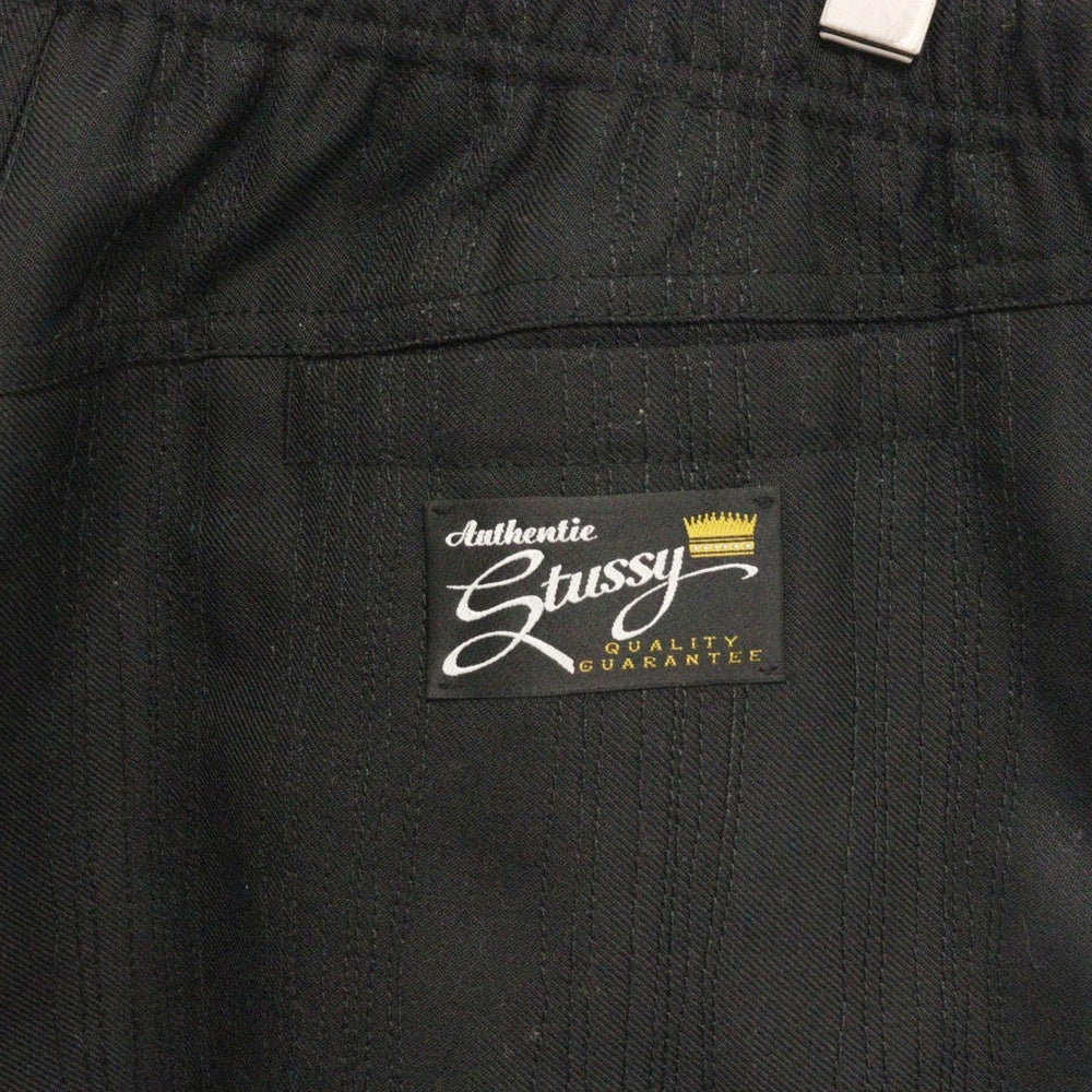 STUSSY(ステューシー) BEACH PANT STITCH STRIPE ステッチストライプ ビーチパンツ ブラック 116649