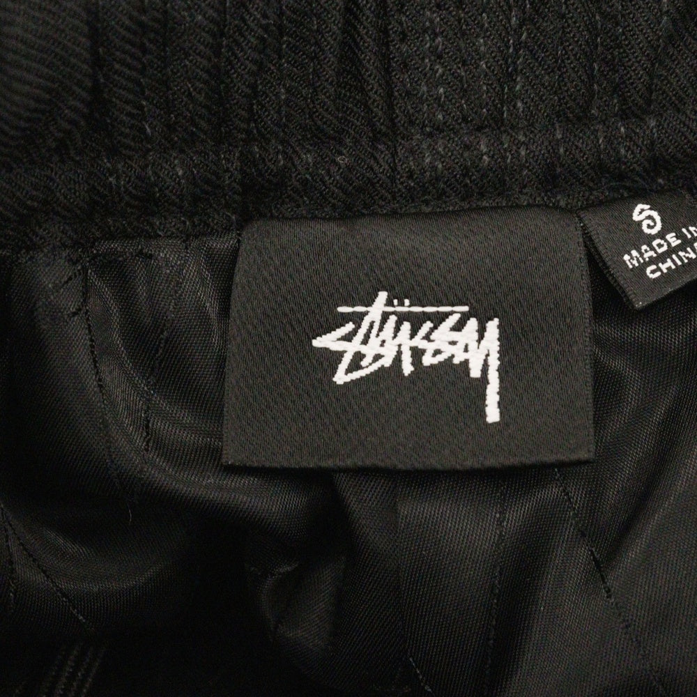 STUSSY(ステューシー) BEACH PANT STITCH STRIPE ステッチストライプ ビーチパンツ ブラック 116649