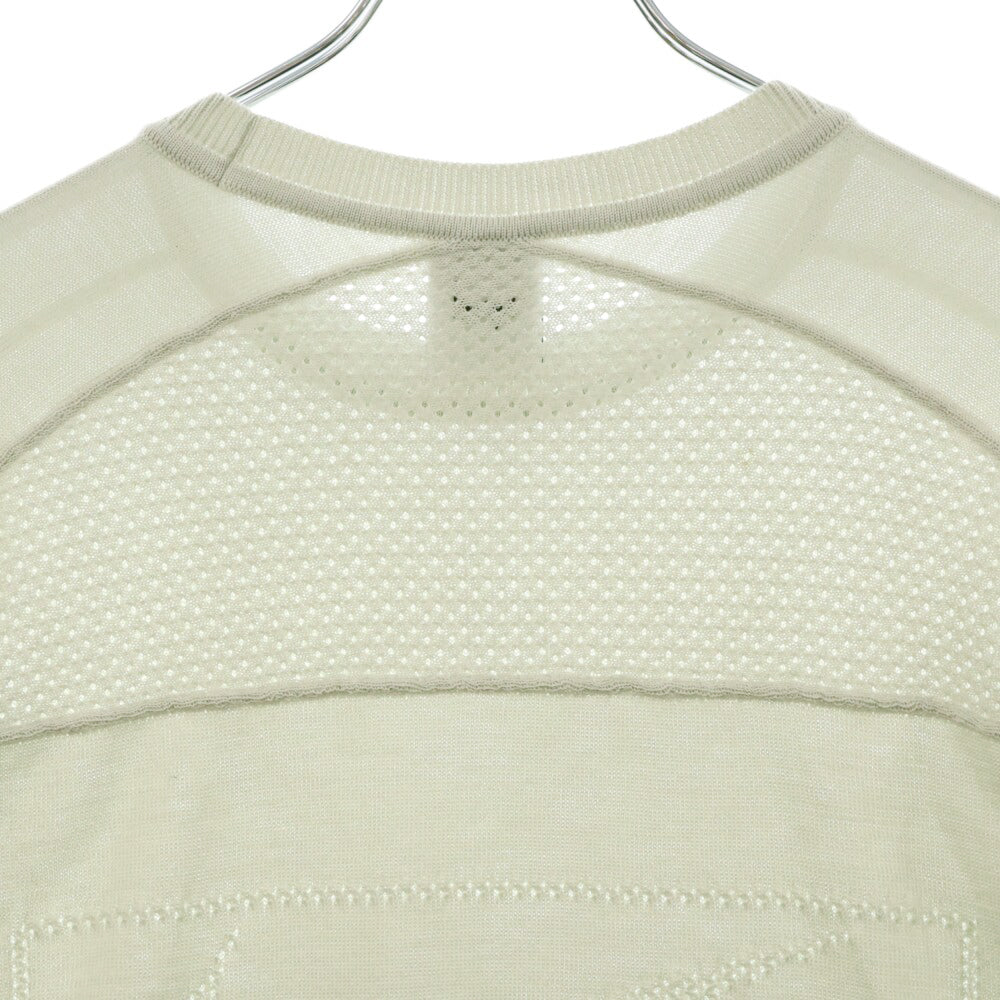 NIKE(ナイキ) ×STUSSY U NRG LS Knit Jersey ステューシー バックロゴ ニット ロングスリーブ カットソー ライトブルー HF3898-072