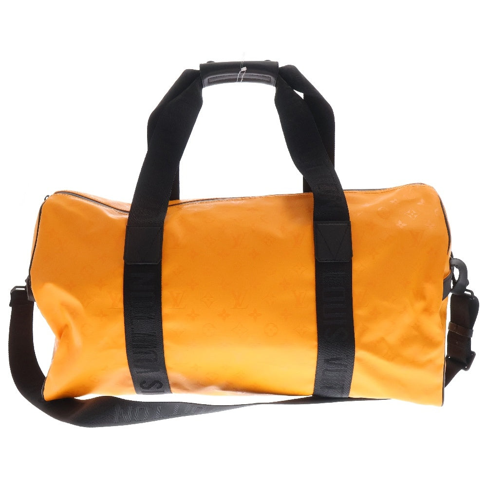 LOUIS VUITTON(ルイヴィトン) キーポル スポーツ G68 モノグラム ボストンバッグ ショルダーバッグ オレンジ M12724 RFID