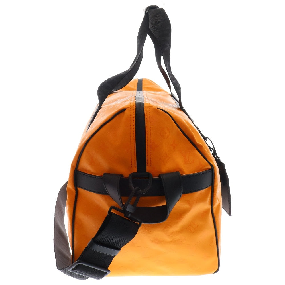 LOUIS VUITTON(ルイヴィトン) キーポル スポーツ G68 モノグラム ボストンバッグ ショルダーバッグ オレンジ M12724 RFID
