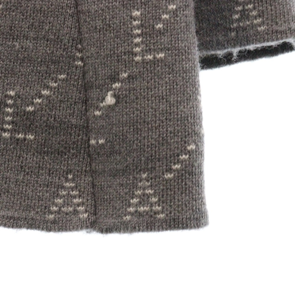 STELLA McCARTNEY(ステラマッカートニー) Logo Knit Sweater ロゴ総柄 ニットセーター レディース グレー 574750