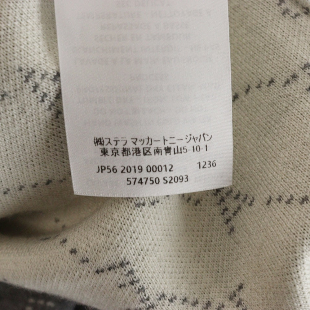 STELLA McCARTNEY(ステラマッカートニー) Logo Knit Sweater ロゴ総柄 ニットセーター レディース グレー 574750