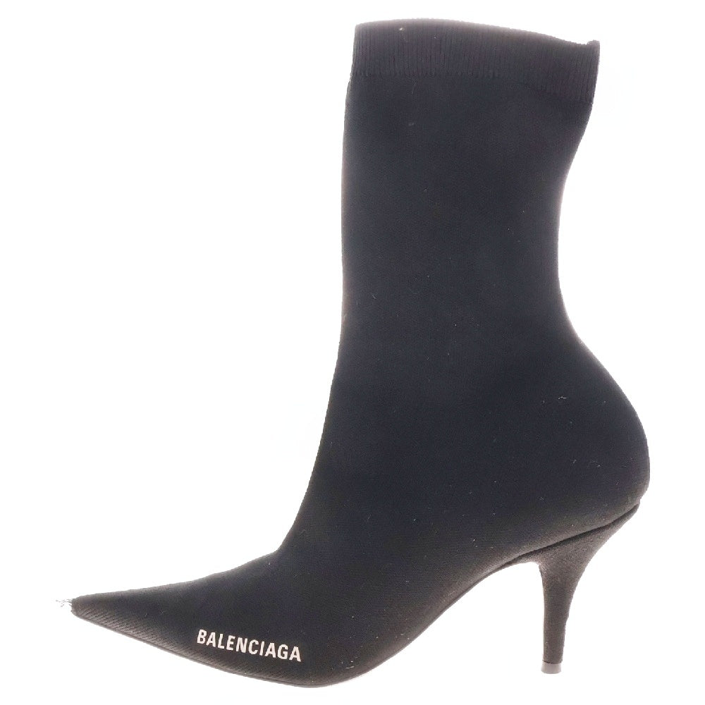 BALENCIAGA(バレンシアガ) KNIFE 2.0 80MM ソックス ヒールパンプス レディース ブラック