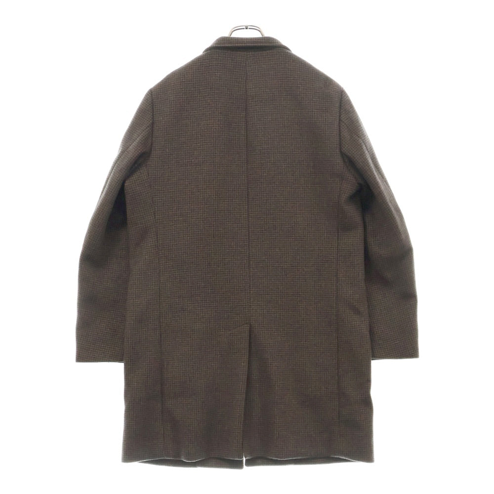 JOURNAL STANDARD(ジャーナルスタンダード) ウール チェック チェスターコート ブラウン 21-020-600-2000-3-0