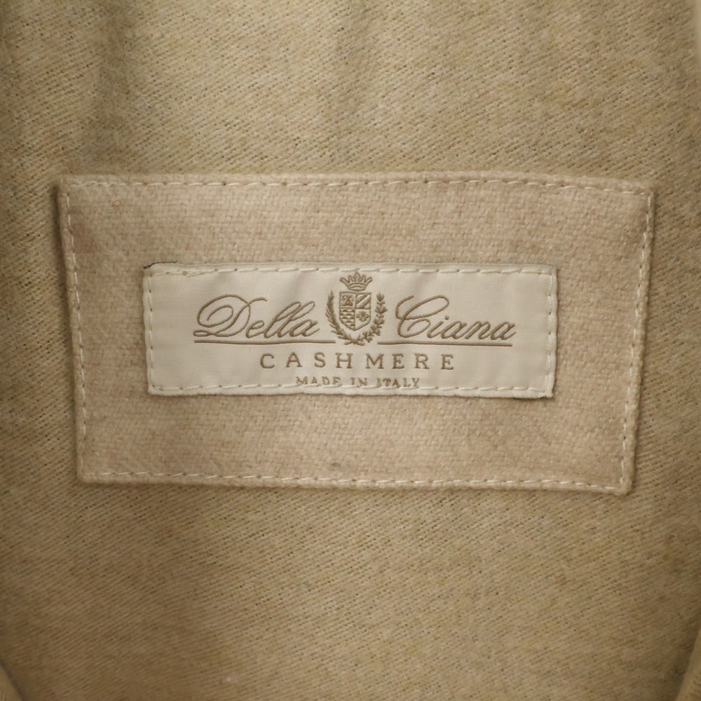 Della Ciana(デラチアーナ) フルカシミヤ キルティング ベスト ベージュ