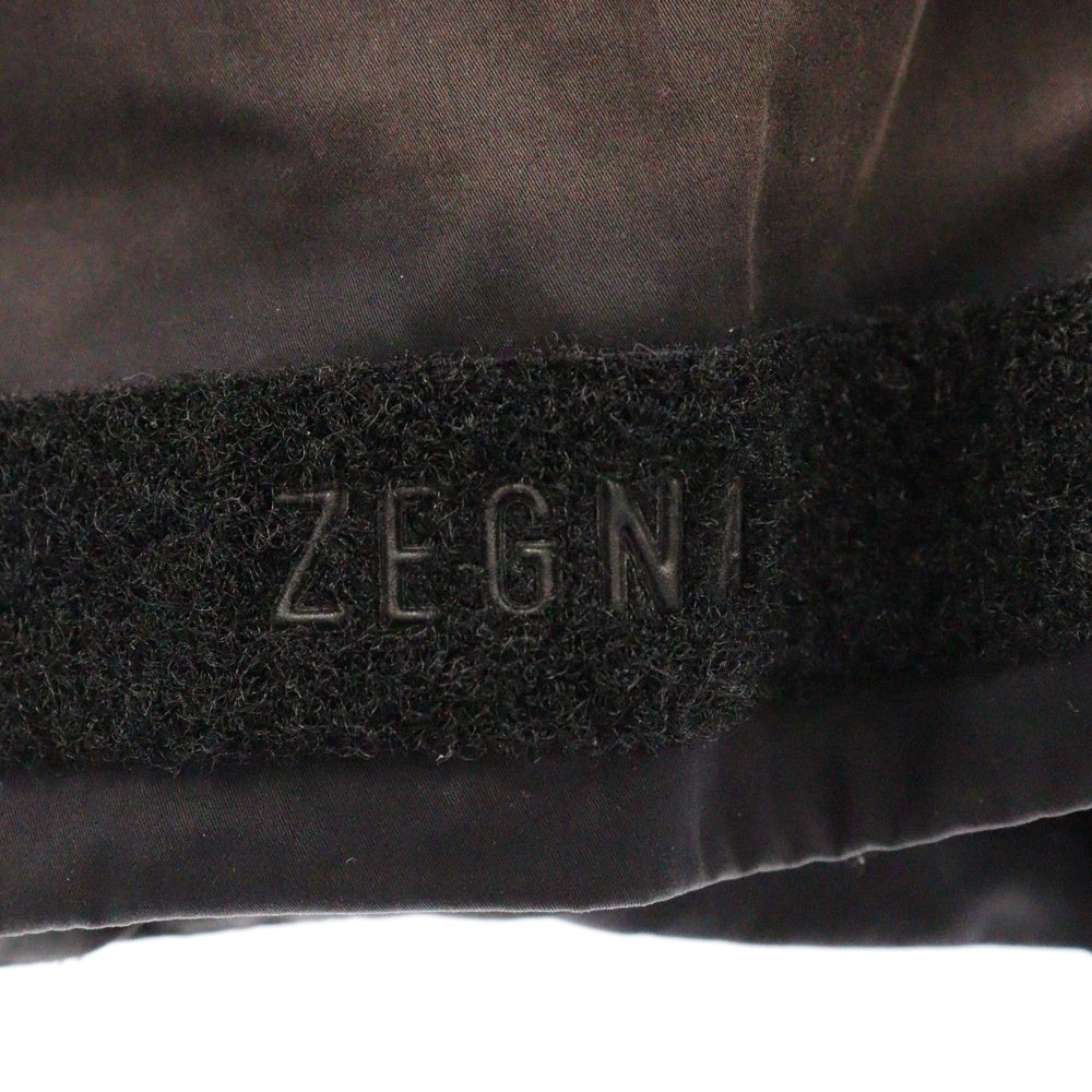 FEAR OF GOD(フィアオブゴッド) 20AW×Ermenegildo Zegna Coach Jacket エルメネジルドゼニア コーチジャケット ロゴプリント ブラック FZ5007 FZC801