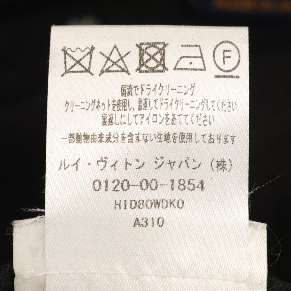 LOUIS VUITTON(ルイヴィトン) レギュラー コットン ストレート デニム パンツ ブラック HID80WDK0 A310