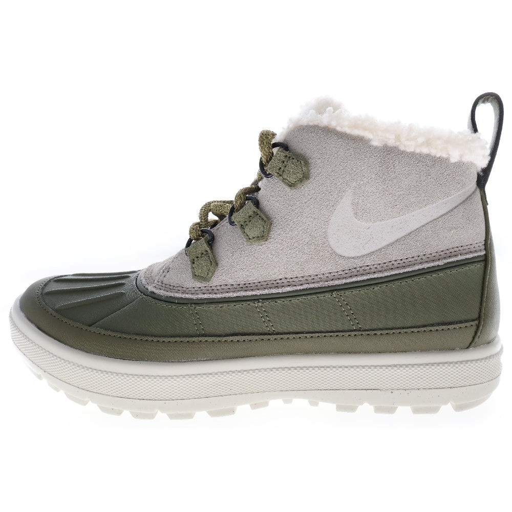 NIKE(ナイキ) WMNS WOODSIDE CHUKKA 2 ウィメンズ ウッドサイド チャッカ レースアップ ブーツ カーキ/グレー US7/24cm 537345-200 レディース