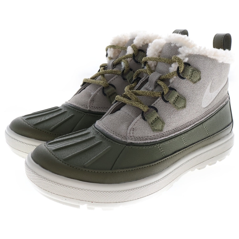 NIKE(ナイキ) WMNS WOODSIDE CHUKKA 2 ウィメンズ ウッドサイド チャッカ レースアップ ブーツ カーキ/グレー US7/24cm 537345-200 レディース