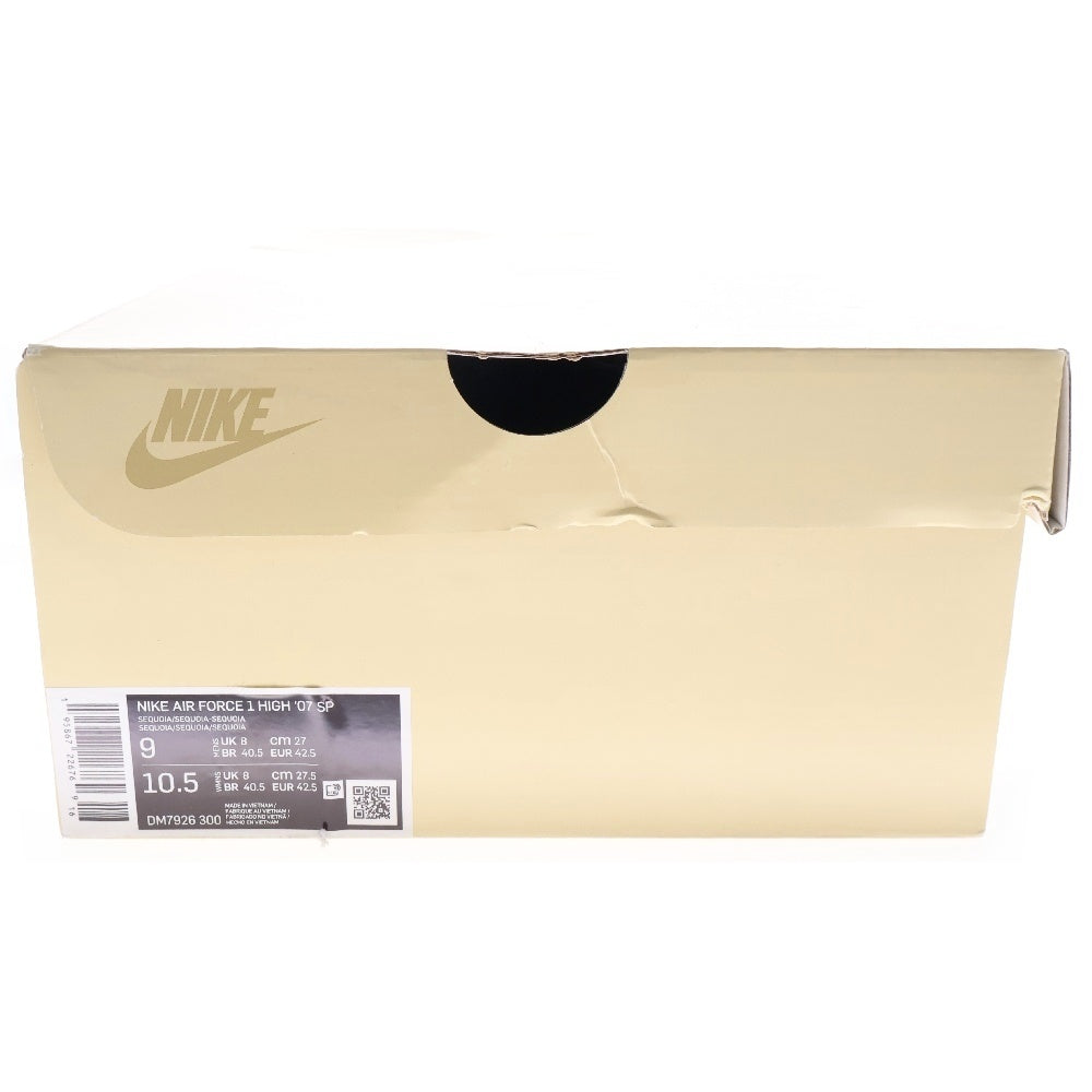 NIKE(ナイキ) ×BILLIE EILIS AIR FORCE 1 HIGH 07 SP ビリーアイリッシュ エアフォース ハイカットスニーカー カーキ US9/27cm DM7926-300