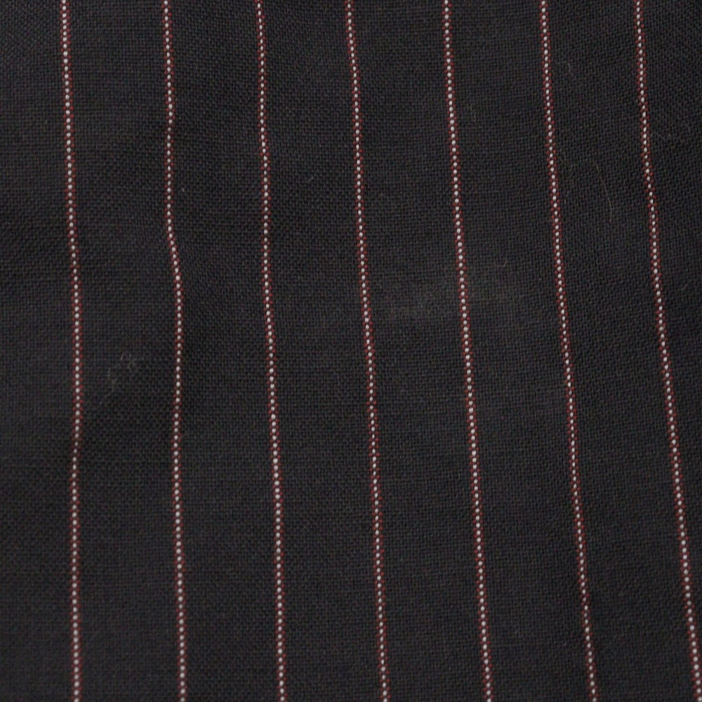 COMME des GARCONS HOMME(コムデギャルソンオム) 08AW ピンストライプ 裏地ピンク スラックスパンツ ブラック HC-P036