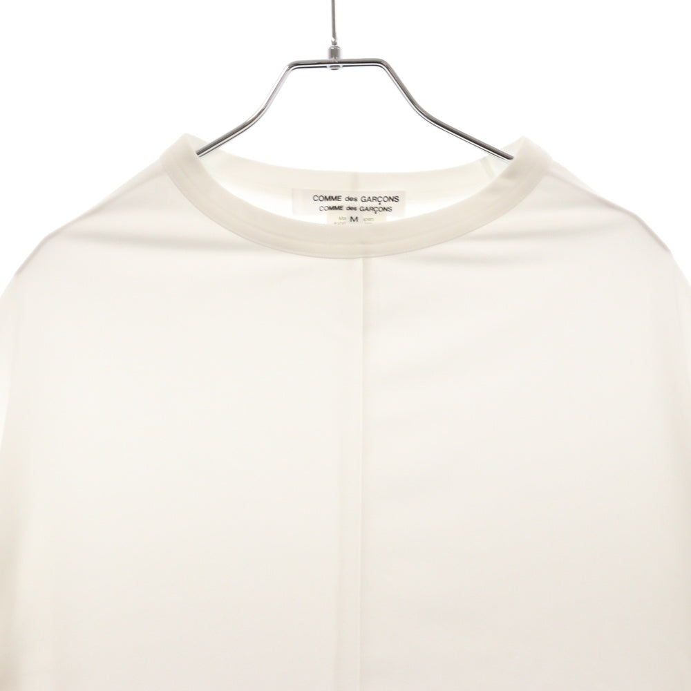 COMME des GARCONS COMME des GARCONS(コムデギャルソンコムデギャルソン) 22AW ポリエステル長袖カットソー ロンT レディース ホワイト RK-T008