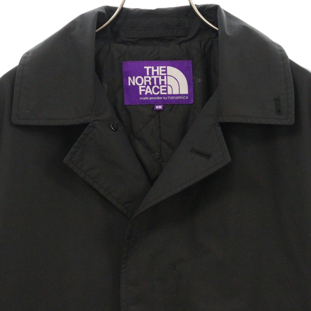 THE NORTH FACE PURPLE LABEL(ノースフェイスパープルレーベル) 中綿キルティング ステンカラーコート ブラック NYW2954N レディース