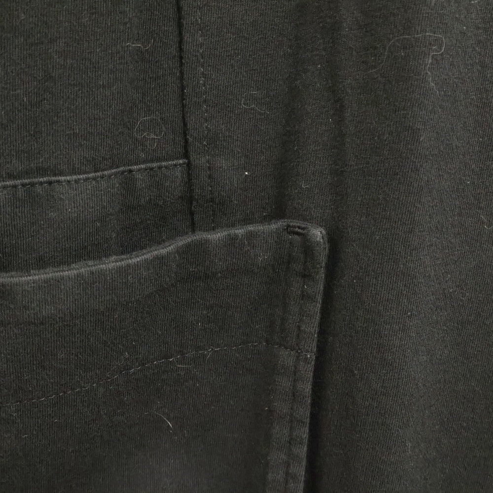 Ground Y(グラウンドワイ) 19AW Open front Big Dress With Hood 30/コットン天竺 オーバーフードドレス ブラック GA-D04-040